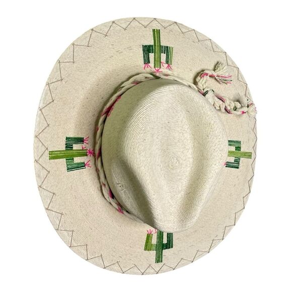 Corazon Playero Exclusive Cactus Embroidered Sun Hat - Picture 10 of 16
